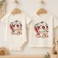 hockey mask baby bodysuit product photo