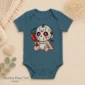 hockey mask baby bodysuit product photo