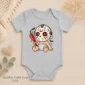 hockey mask baby bodysuit alternate angle