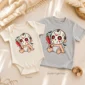 hockey mask baby bodysuit natural light photo