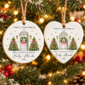 personalized ceramic new home ornament for first christmas couple product image product photo