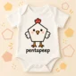 pentagon chicken baby bodysuit