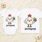 pentagon chicken baby bodysuit product photo