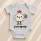pentagon chicken baby bodysuit product photo