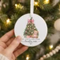 personalized baby’s first christmas ornament product image lifestyle scene