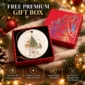 personalized baby’s first christmas ornament product image packaging view