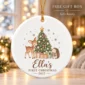personalized baby’s first christmas ornament product image front view