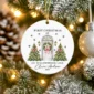 personalized ceramic new home ornament for first christmas couple product image product photo