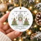 personalized ceramic new home ornament for first christmas couple product image product photo