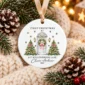 personalized ceramic new home ornament for first christmas couple product image product photo