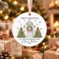 personalized ceramic new home ornament for first christmas couple product image product photo