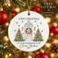 personalized ceramic new home ornament for first christmas couple product image close-up detail