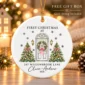 personalized ceramic new home ornament for first christmas couple product image