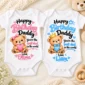 personalized daddy birthday baby bodysuit & custom toddler shirt styled product photo