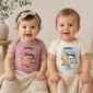 personalized daddy birthday baby bodysuit & custom toddler shirt model mockup