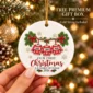 personalized family of three first christmas sweater ornament 2026 product image product photo