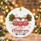 personalized family of three first christmas sweater ornament 2026 product image product photo