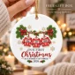 personalized family of three first christmas sweater ornament 2026 product image product photo