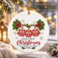 personalized family of three first christmas sweater ornament 2026 product image product photo