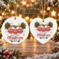 personalized family of three first christmas sweater ornament 2026 product image styled product photo