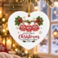 personalized family of three first christmas sweater ornament 2026 product image product photo