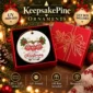 personalized family of three first christmas sweater ornament 2026 product image product photo
