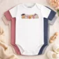 personalized halloween baby bodysuit color options