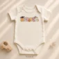 personalized halloween baby bodysuit product photo