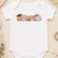 personalized halloween baby bodysuit close-up detail