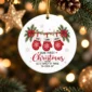 personalized name first christmas as a family of three ornament 2026 product image product photo