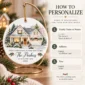 personalized new home ornament product image color options