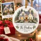 personalized new home ornament product image color options