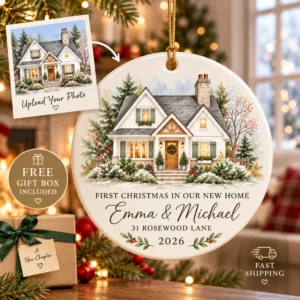 personalized new home ornament product image