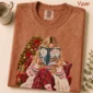personalized new year's at evergreen house shirt t-shirt front view