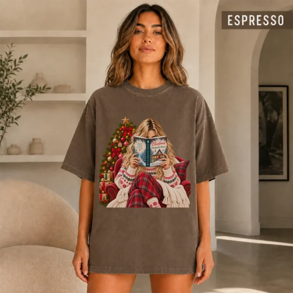 Personalized Christmas At Evergreen House New Year's Shirt — alternate product mockup personalized new year's at evergreen house shirt t-shirt color options