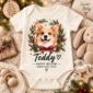 personalized pet photo baby bodysuit color options