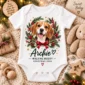 personalized pet photo baby bodysuit color options