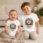 personalized pet photo baby bodysuit color options