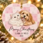 personalized pet photo ornament with name product image back view