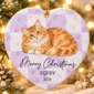 personalized pet photo ornament with name product image back view