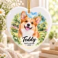 personalized watercolor pet ornament product image color options
