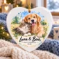 personalized watercolor pet ornament product image color options