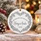 personalized wedding ornament product image product photo