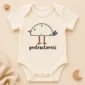 protractor bird baby bodysuit product photo
