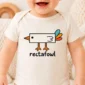 rectangle bird baby bodysuit close-up detail