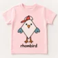rhombus bird baby bodysuit product photo