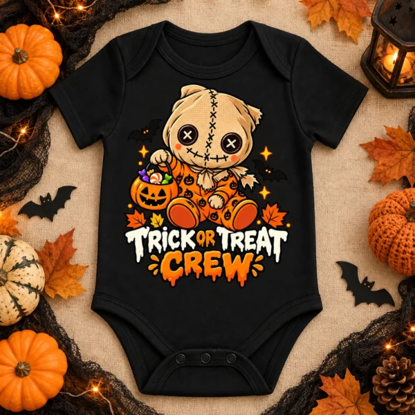sack mask baby bodysuit