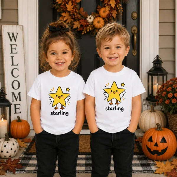 Star Bird Math Baby Bodysuit, Toddler & Youth Shirt | Starling — toddler shirt mockup star bird math baby bodysuit product photo