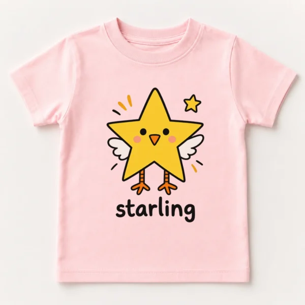 Star Bird Math Baby Bodysuit, Toddler & Youth Shirt | Starling — toddler shirt mockup star bird math baby bodysuit product photo