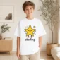 star bird math baby bodysuit front view